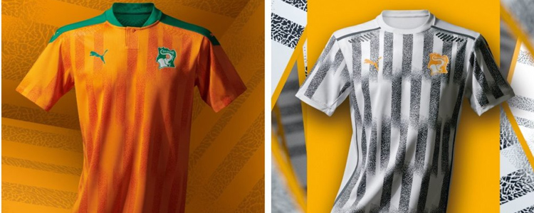 camisetas Costa de Marfil replicas 2020-2021